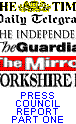 Press Council Report: Part One