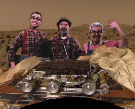 Red and the gang on Mars
