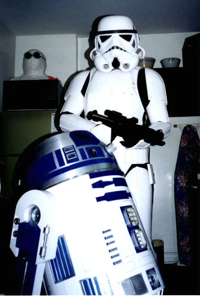 Stormtrooper with R2D2