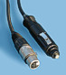 Male cigarette to female 4-pin XLR converter cable