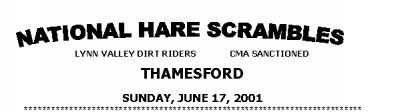 CMA mailing notice