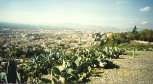 view overlooking Granada