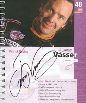 Vasser autograph