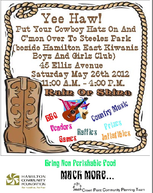 Yee Haw Hoe Down Flyer JPG Image