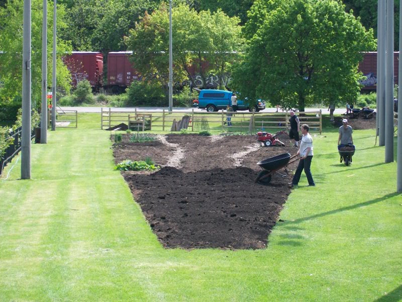 Gage Park Community Garden Near Completion Late View JPG IMAGE