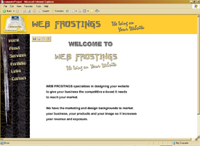 Web Frostings site