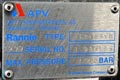 High Pressure Homogenizer APV Rannie Piston Type Model 12.56VH
