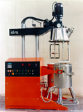 Olsa Speedycream Vacuum Processor with planetary motion on agitator and disperser