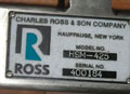 USED ROSS IN LINE HIGH SHEAR MIXER EMULSIFIER MODEL HSM-425 PHOTO A