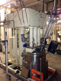 Ross triple shaft mixer, Ross Versamix, model PVM-150 or PVM-200, Vacuum & Pressure rated, jacketed