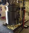 Ross triple shaft mixer, Ross Versamix, model PVM-150 or PVM-200, Vacuum & Pressure rated, jacketed