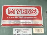 Used Myers triple shaft vacuum mixer