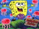 Spongebob Squarepants in the Jellyfish field