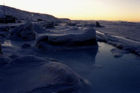 The beach at Pond Inlet.