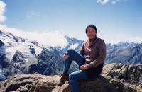 Chris on top of Mt. Cook