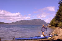 Chris kayaking in NZ